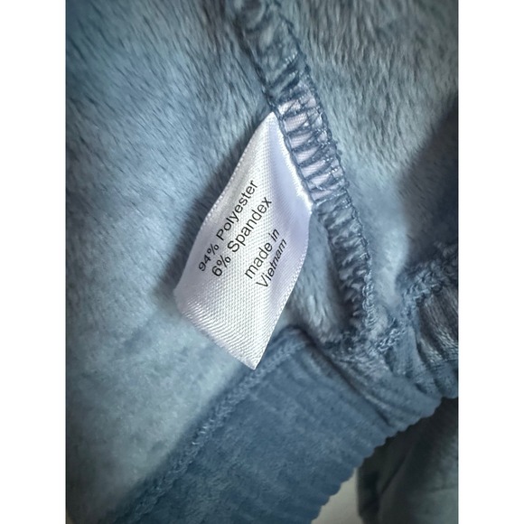 Lane Bryant Blue Ribbed Velour Mock Neck Bell Sleeve Top Plus Size 26/28 - Picture 6 of 10